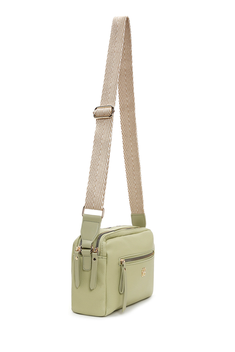 Women's Green Long Strap Crossbody Bag