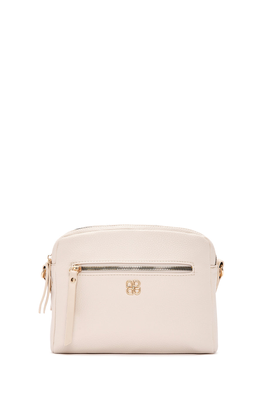 Women's Cream Long Strap Crossbody Bag