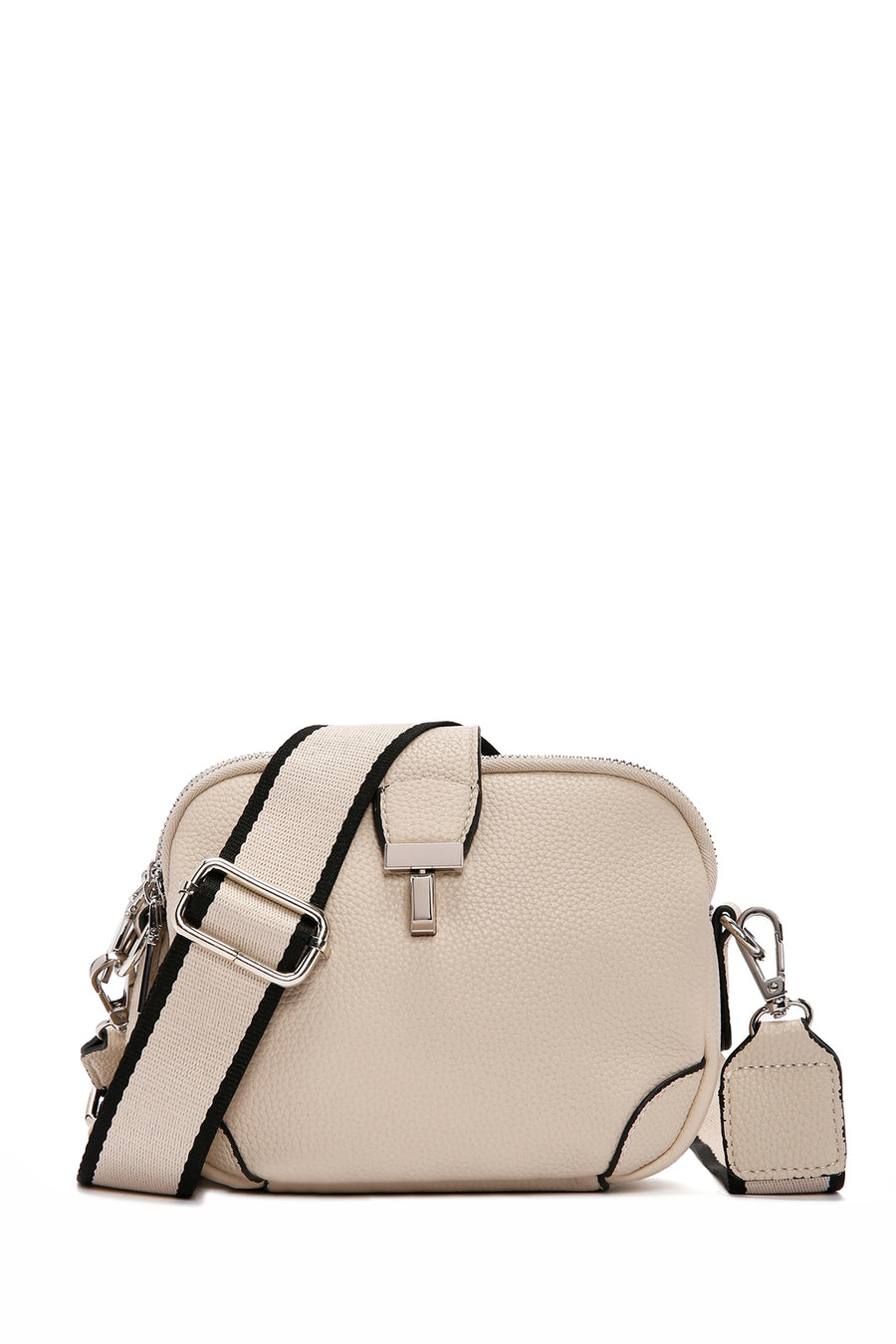 Women's Cream Long Strap Crossbody Bag 25SBD2424FT | Derimod