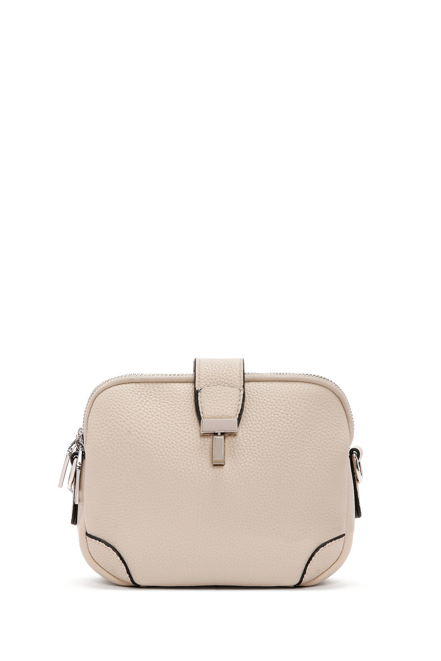 Women's Cream Long Strap Crossbody Bag
