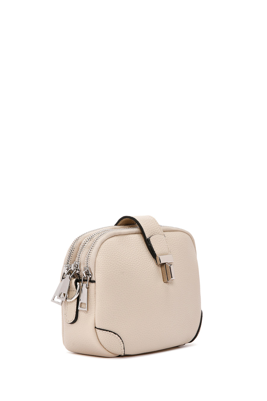 Women's Cream Long Strap Crossbody Bag