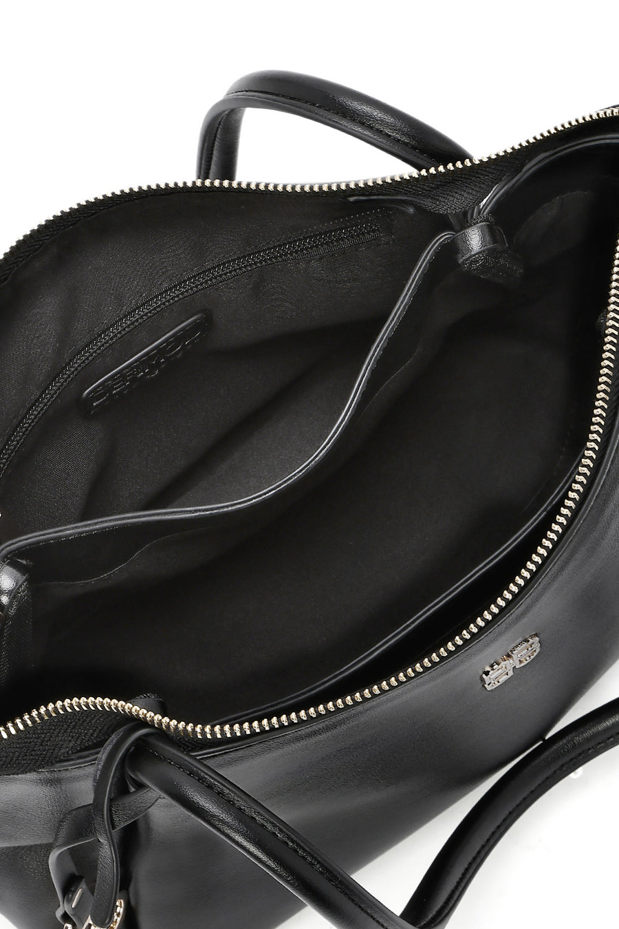 Women's Black Classic Leather Shoulder Bag