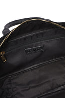 Women's Black Long Strap Suede Leather Handbag | Derimod