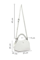 Women's White Long Strap Mini Handbag | Derimod