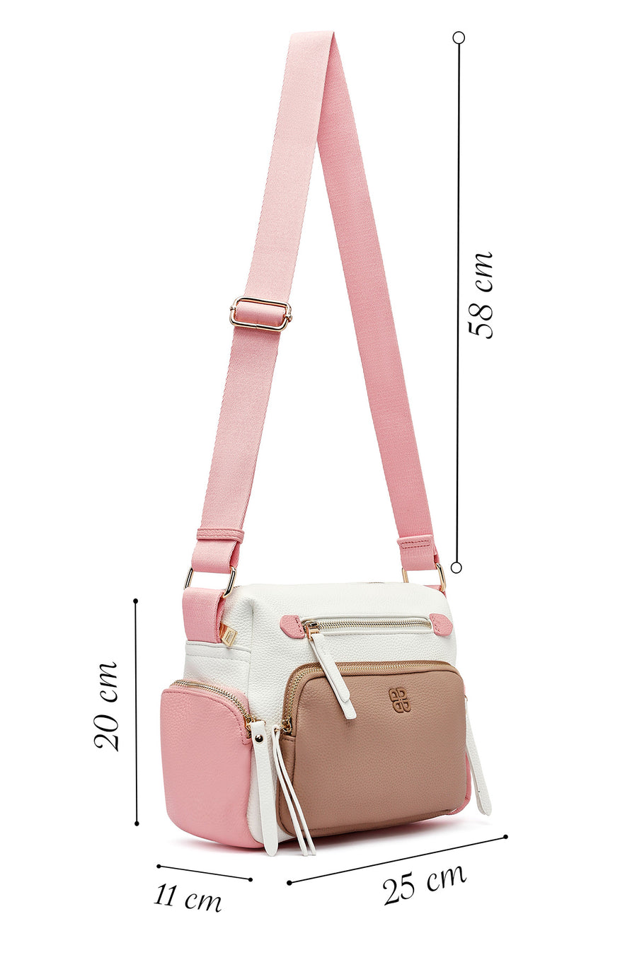 Women's Powder Long Strap Crossbody Bag