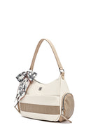 Women's Cream Long Strap Shoulder Bag | Derimod