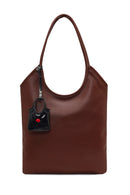 Women's Brown Accessory Detailed Shoulder Bag | Derimod