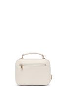 Women's Cream Printed Long Strap Crossbody Bag | Derimod