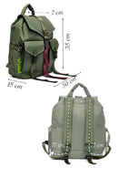 Women's Green Fabric Backpack | Derimod