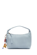 Women's Blue Long Strap Accessory Detailed Printed Handbag | Derimod