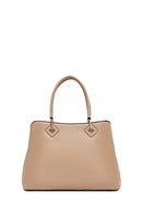 Women's Beige Long Strap Knitted Shoulder Bag | Derimod