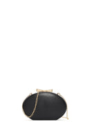 Woman Black Long Strap Mini Clutch Evening Bag | Derimod