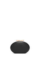 Woman Black Long Strap Mini Clutch Evening Bag | Derimod