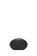 Woman Black Long Strap Mini Clutch Evening Bag | Derimod