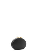Woman Black Long Strap Mini Clutch Evening Bag | Derimod