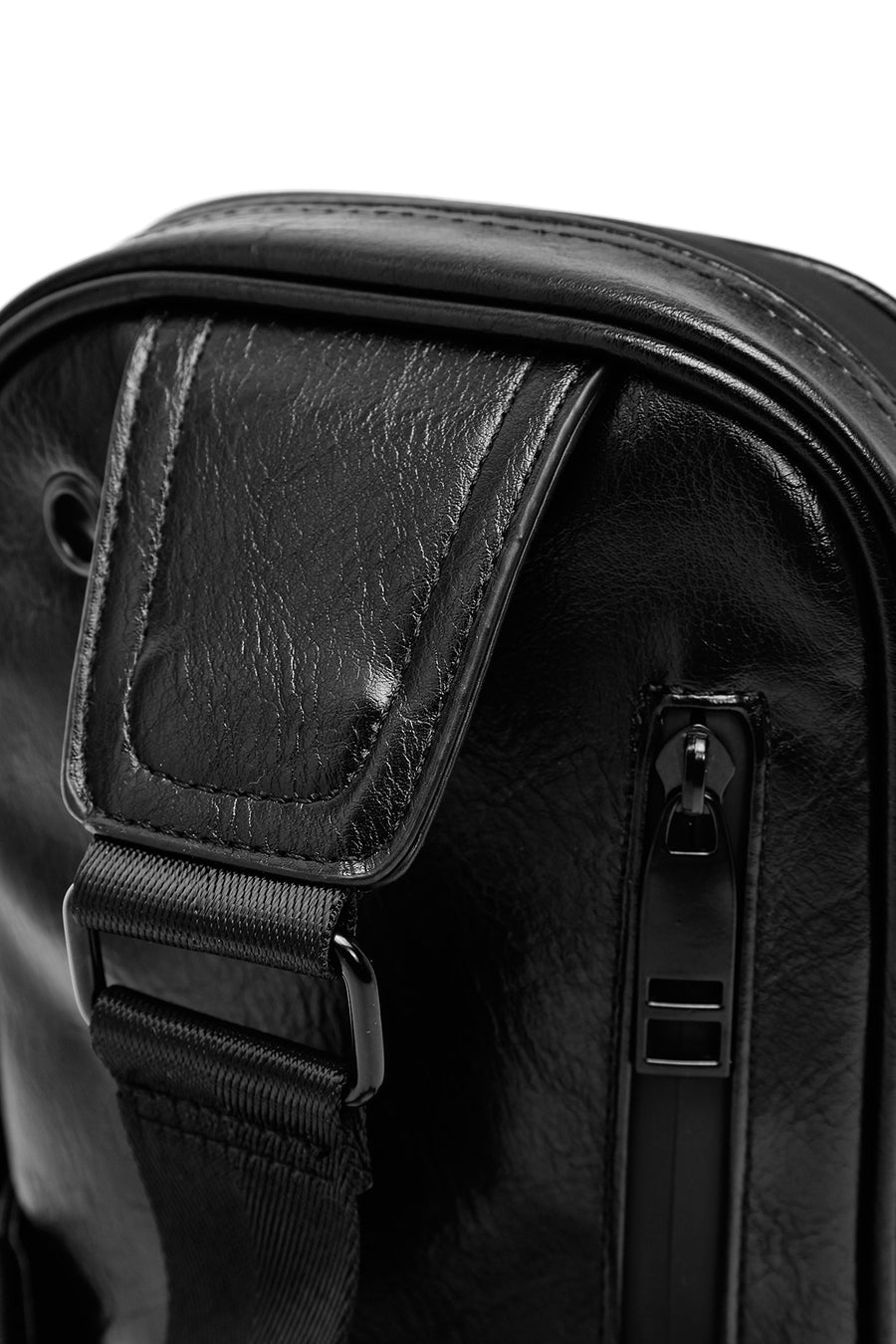 Men's Black Mini Crossbody Bag