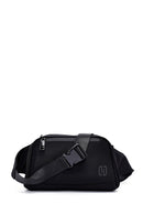 Men's Black Fabric Mini Waist Bag | Derimod
