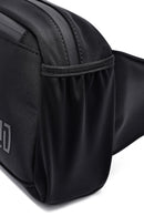 Men's Black Fabric Mini Waist Bag | Derimod