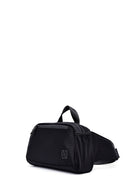 Men's Black Fabric Mini Waist Bag | Derimod
