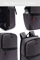 D-Pack Unisex Gray Fabric Backpack | Derimod