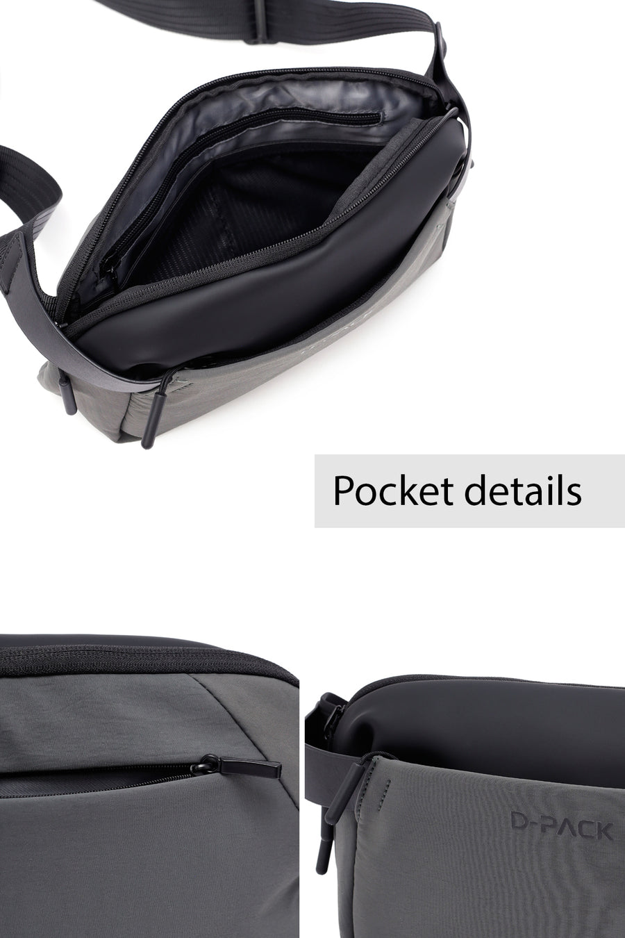 D-Pack Men's Green Waist Bag