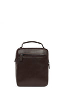 Men's Brown Long Strap Leather Handbag | Derimod