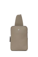 Men's Mink Mini Leather Crossbody Bag | Derimod