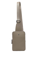 Men's Mink Mini Leather Crossbody Bag | Derimod