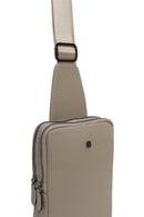 Men's Mink Mini Leather Crossbody Bag | Derimod