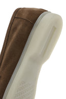 Women's Tan Accessorized Suede Leather Loafer | Derimod