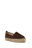 Woman Leopard Suede Espadrilles | Derimod