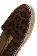 Woman Leopard Suede Espadrilles | Derimod