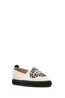 Kastamonu Stone Print Women's Black Patterned Espadrilles | Derimod