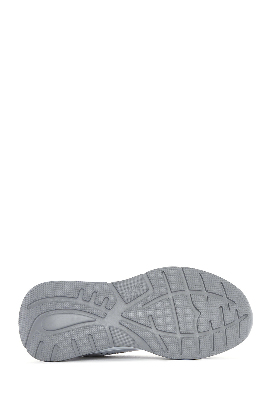 Kadın Beyaz Bağcıklı Kalın Tabanlı Deri Sneaker