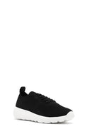 Derimod Zero Kadın Siyah Bağcıklı Kalın Tabanlı Sneaker | Derimod