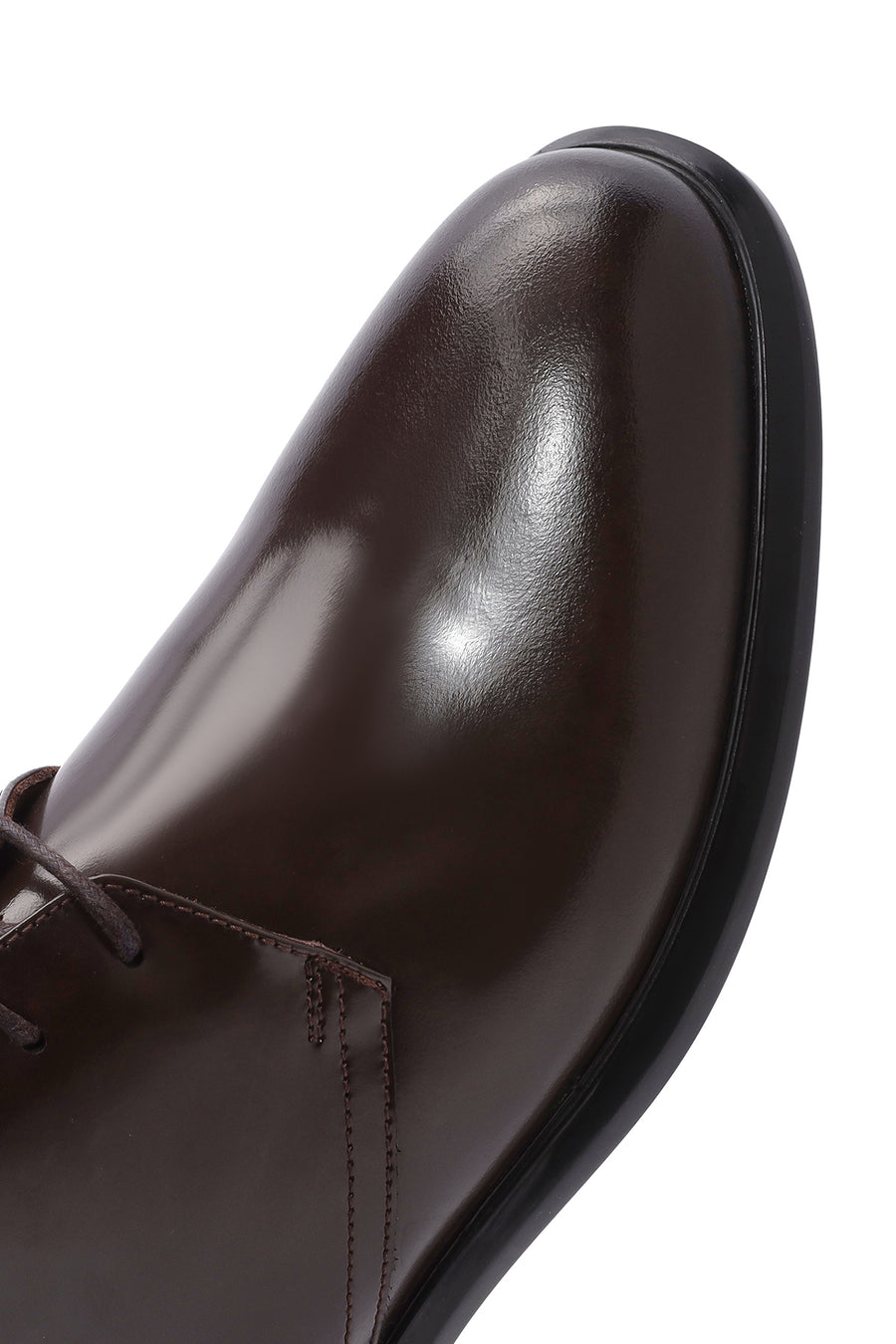 Men's Brown Laced Leather Classic Shoes