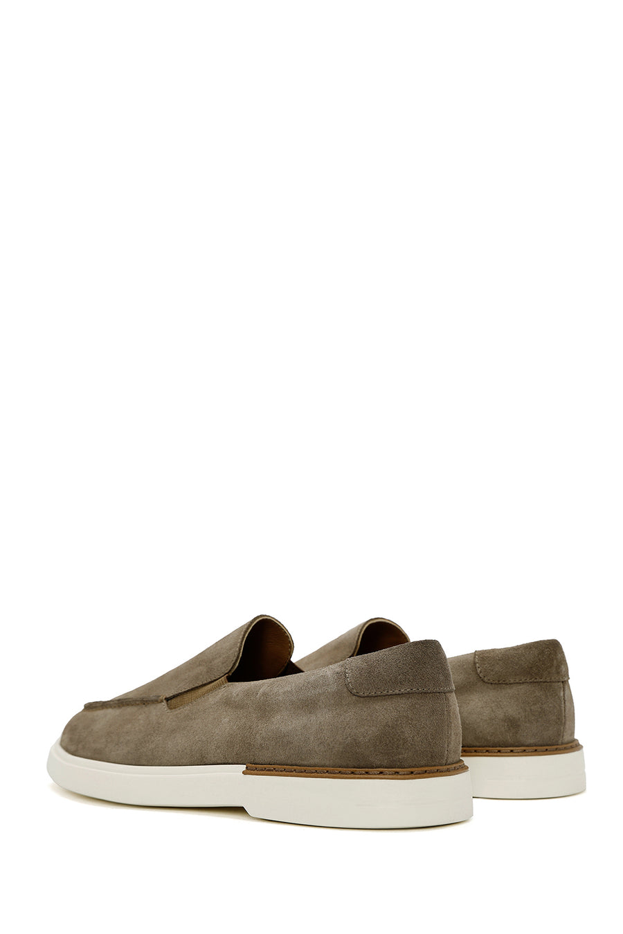 Erkek Bej Süet Deri Casual Loafer