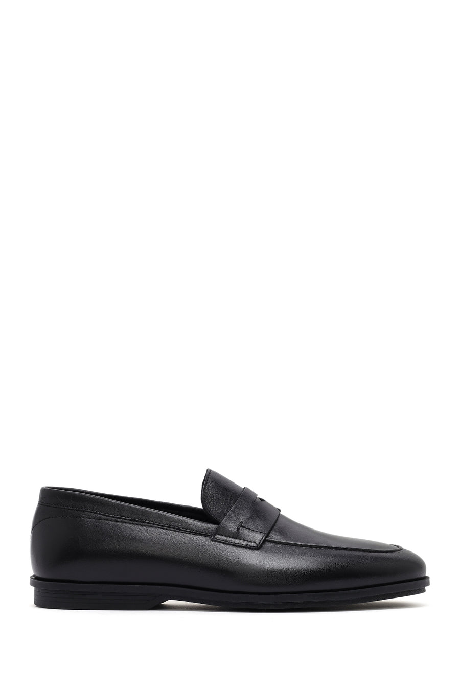 Erkek Siyah Deri Klasik Loafer 25SFD620918 | Derimod