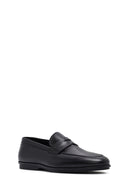 Erkek Siyah Deri Klasik Loafer | Derimod