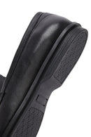 Erkek Siyah Deri Klasik Loafer | Derimod