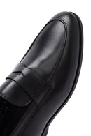 Erkek Siyah Deri Klasik Loafer | Derimod