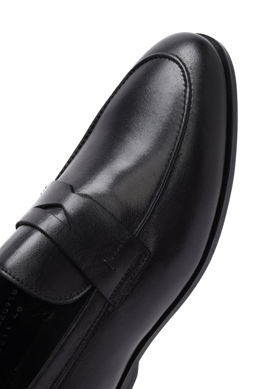 Erkek Siyah Deri Klasik Loafer