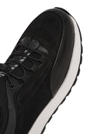 Men's Black Lace-up Leather Sneaker | Derimod
