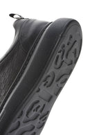 Men's Black Lace-up Thick-Sole Leather Sneaker | Derimod
