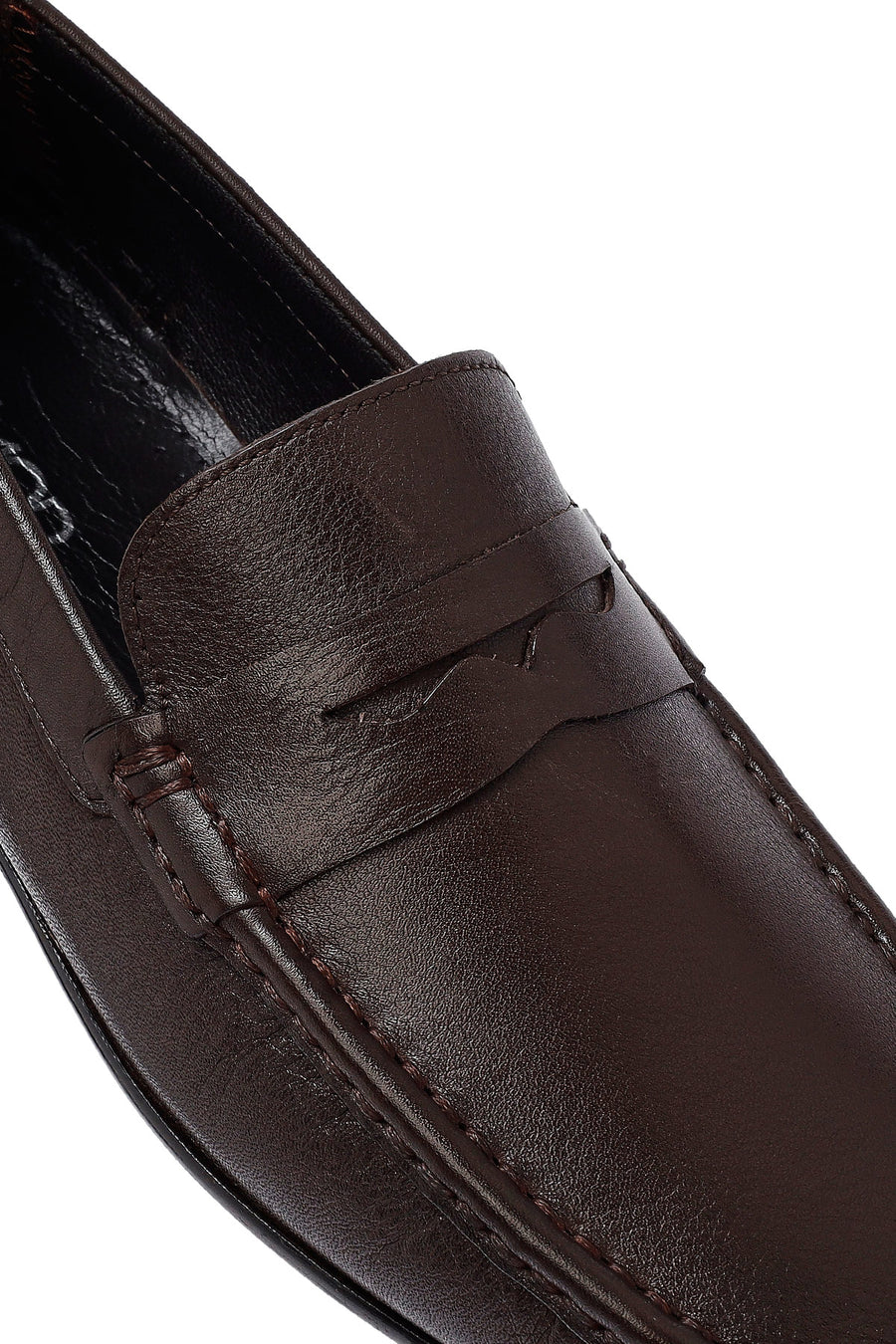 Erkek Kahverengi Deri Casual Loafer