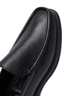 Men's Black Leather Comfort Loafer | Derimod