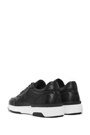 Men's Black Lace-up Leather Sneaker | Derimod