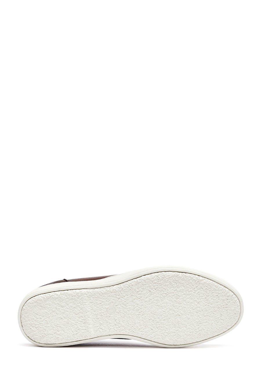 Erkek Kahverengi Deri Sneaker