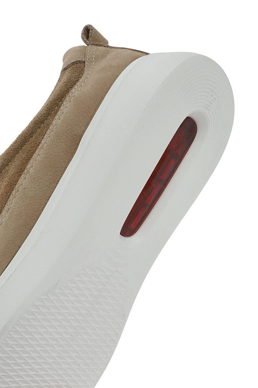 Erkek Vizon Bağcıklı Kalın Tabanlı Deri Sneaker
