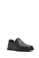 Derimod Fly Men's Black Leather Casual Loafer | Derimod